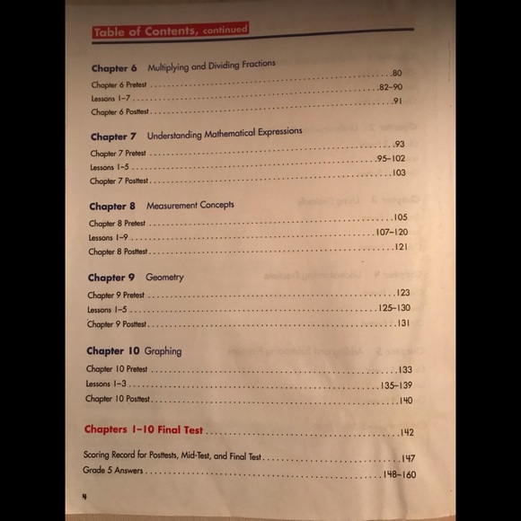 Spectrum Grade 5 Math Book - Picture 4 of 4